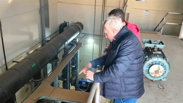 رئيس مياه مطروح يتابع