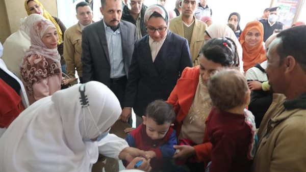 جانب من حملة تطعيم