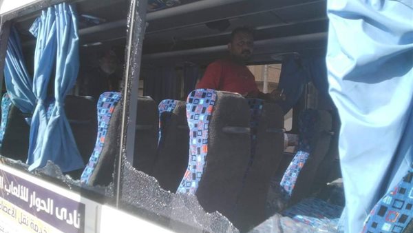 جانب من حادث التصادم