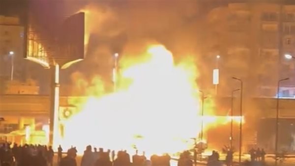 حريق أحمد فخرى