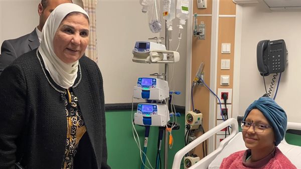 وزيرة التضامن خلال