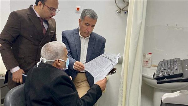 جانب من القافلة الطبية