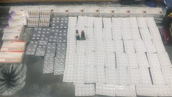 جانب من المضبوطات