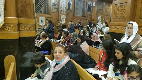 جانب من قداس بورسعيد