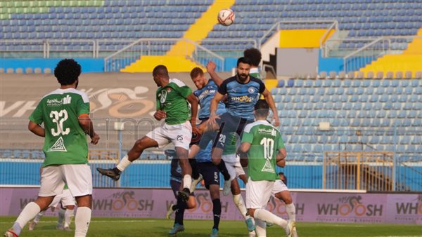 جانب من مباراة بيراميدز