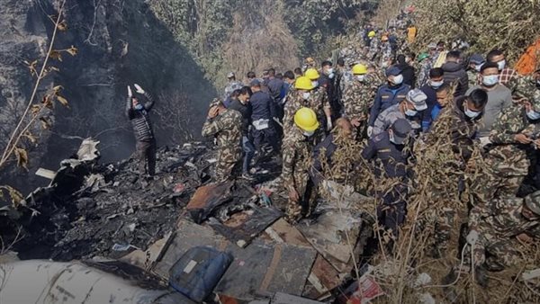 تحطم الطائرة 