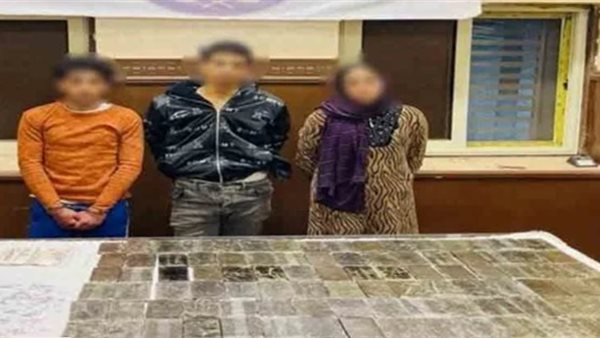 المتهمين والمضبوطات