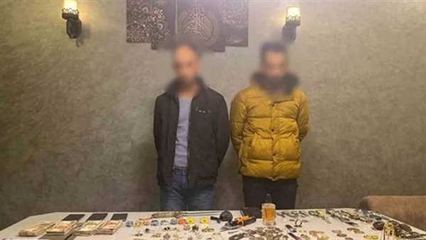 المتهمين والمضبوطات