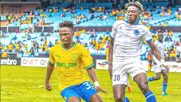 جانب من  مباراة صن