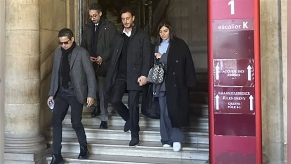 سعد وزوجته اثناء