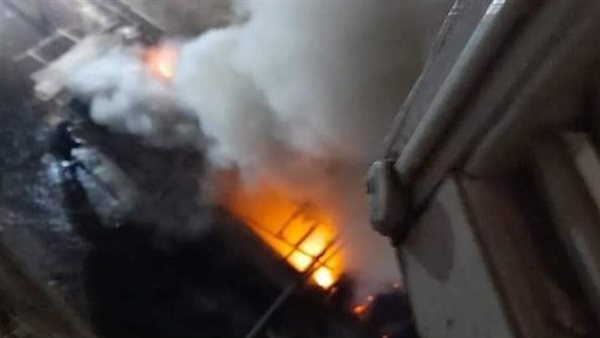 جانب من الحريق 