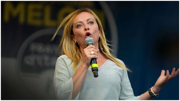  رئيسة وزراء إيطاليا