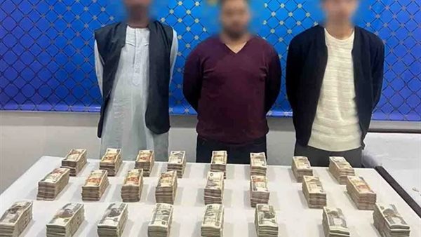 المتهمين والمضبوطات