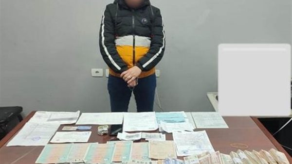 المتهم والمضبوطات