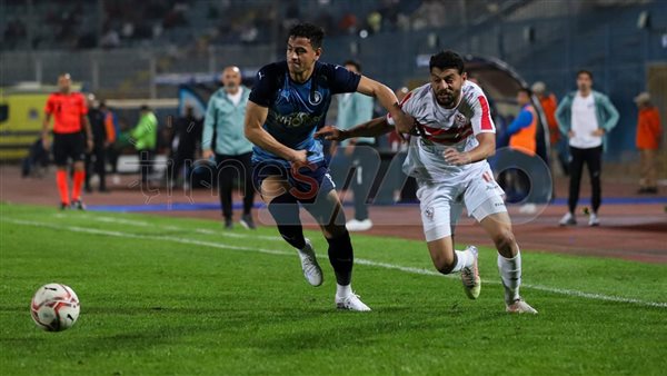 جانب من مباراة الزمالك