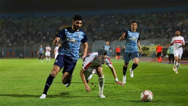 جانب من مباراة الزمالك