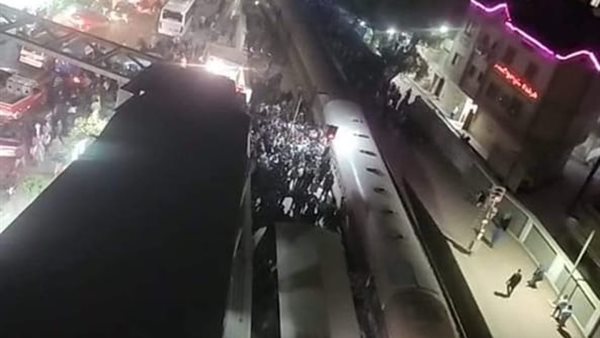 خروج قطار عن القضبان