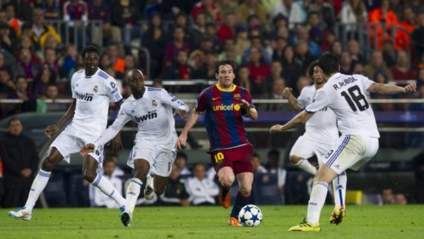 ميسي أمام ريال مدريد