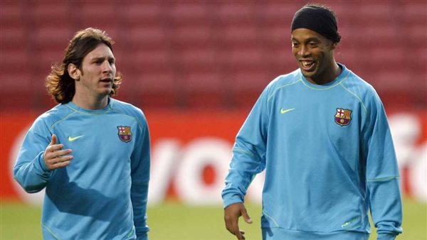 رونالدينيو وميسي