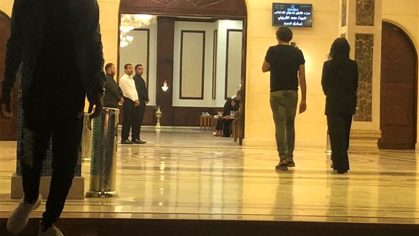 عزاء والد دينا الشربيني