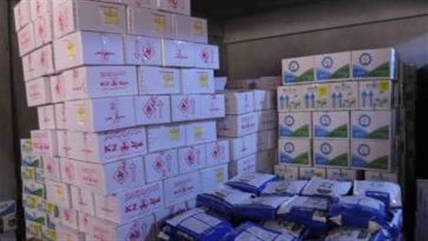 كمية من المنتجات