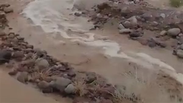 سيول تضرب مدينة دهب