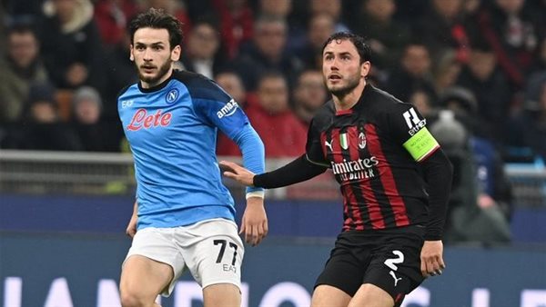 جانب من مباراة ميلان