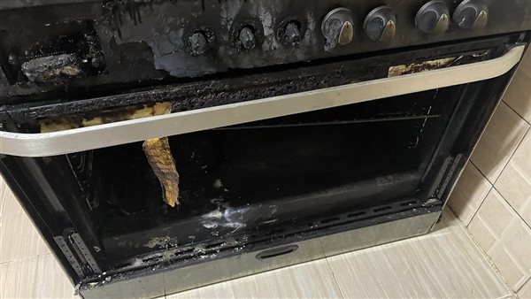 البوتاجاز بعد الانفجار