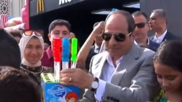 احتفال الرئيس مع