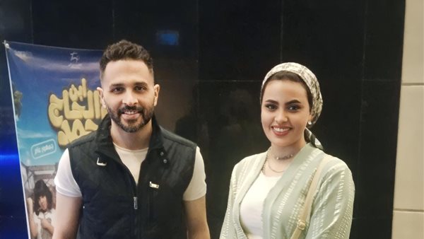 الفنان أحمد علي والزميلة