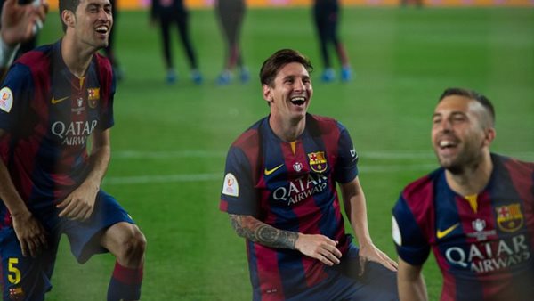 ميسي وبوسكيتس وألبا