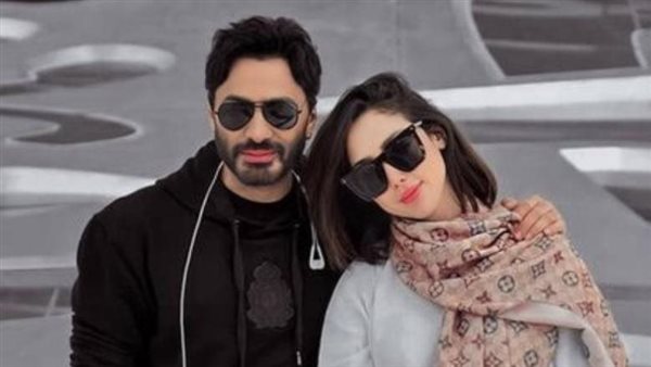 تامر حسني وبسمة 