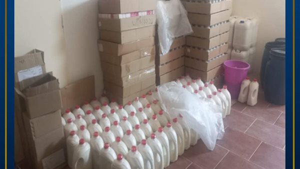 جانب من المضبوطات