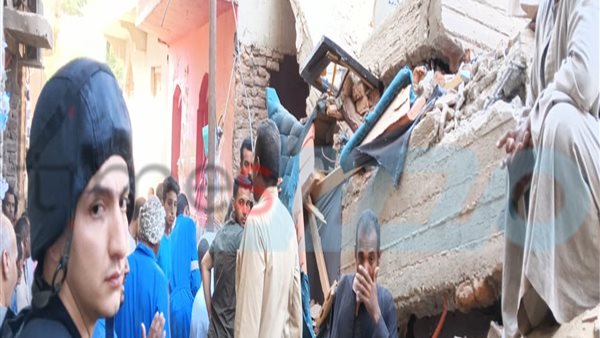 انهيار عقار في قنا