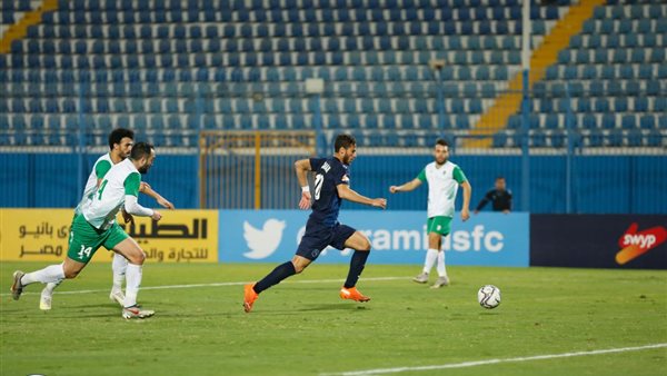 جانب من مباراة بيراميدز