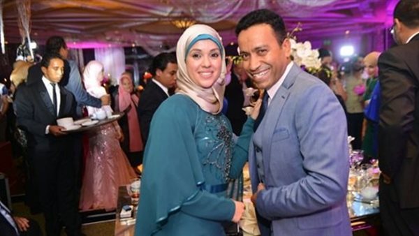 سامح حسين وزوجته