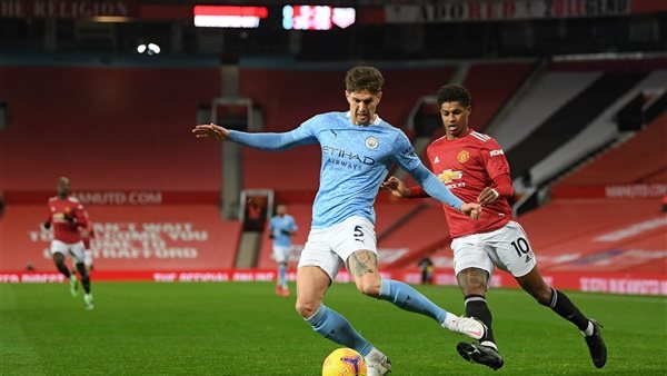 جانب من مباراة مانشستر