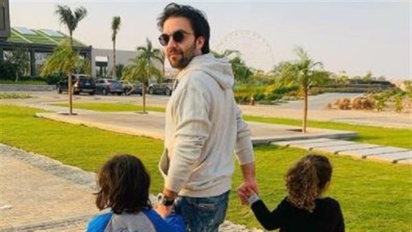 شريف رمزى وزوجته