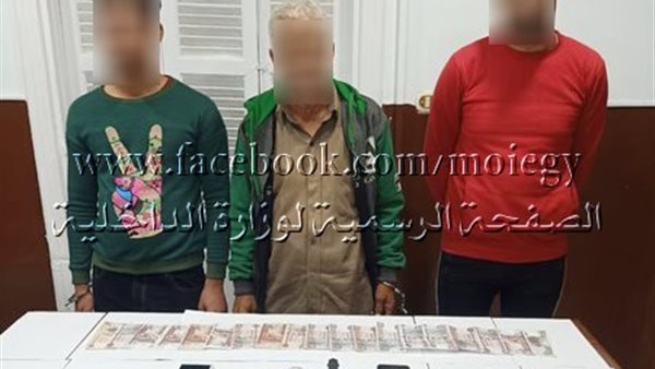 المتهمين وجانب من