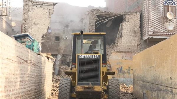 موقع المنزل المنهار