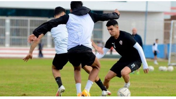 جانب من تدريبات الزمالك
