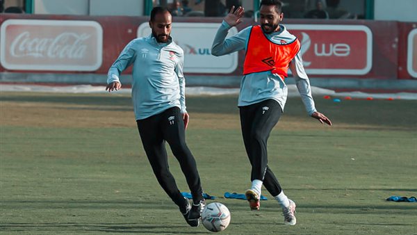 جانب من تدريبات الأهلي