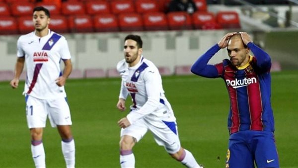 جانب من مباراة برشلونة