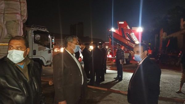 جانب من الحريق