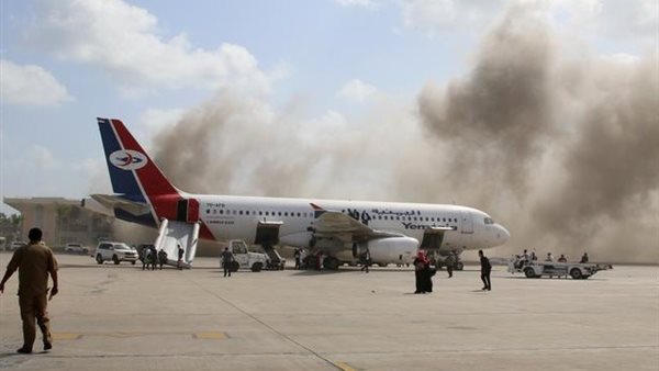 تفجيرات هزت مطارعدن