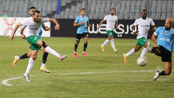 جانب من مباراة المصري