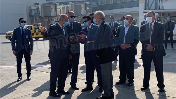 استقبال وزير الرياضة