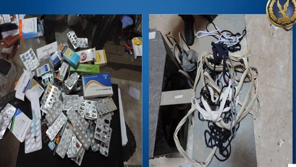 الأدوية والحبال المستخدمة