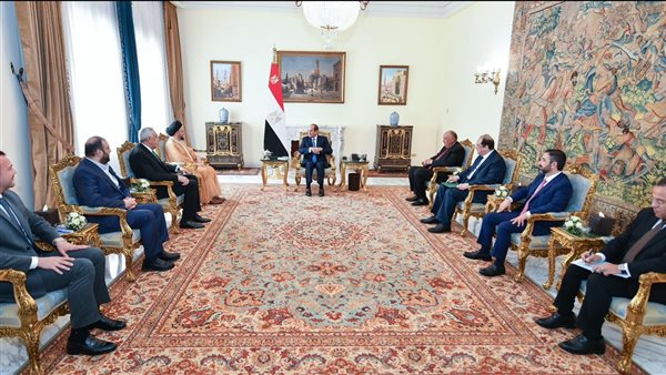 الرئيس السيسي يستقبل