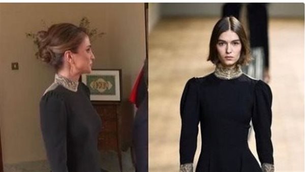 فستان الملكة رانيا